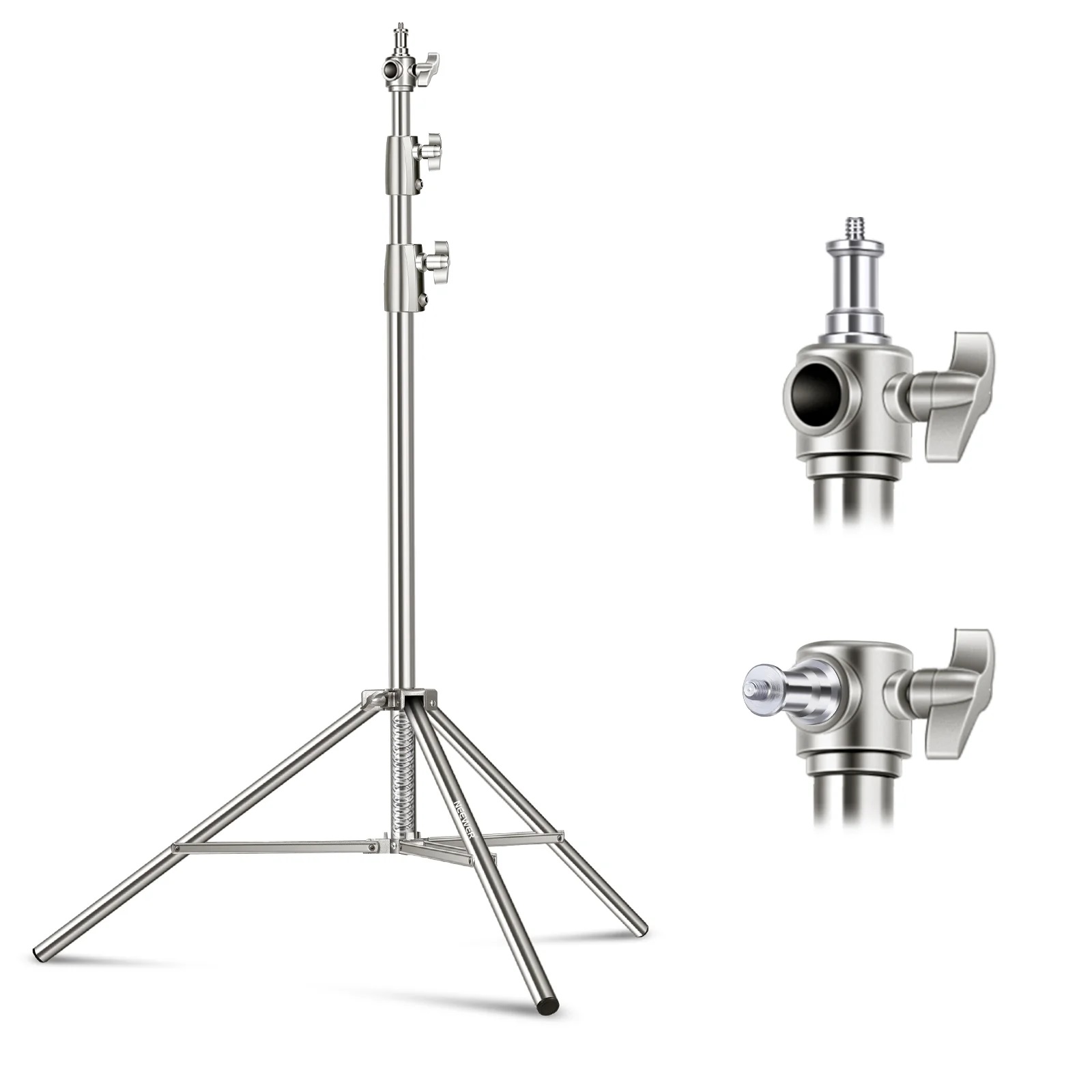 پایه نور استیل نیور NEEWER ST-280SS Stainless Steel Photography Light Stand